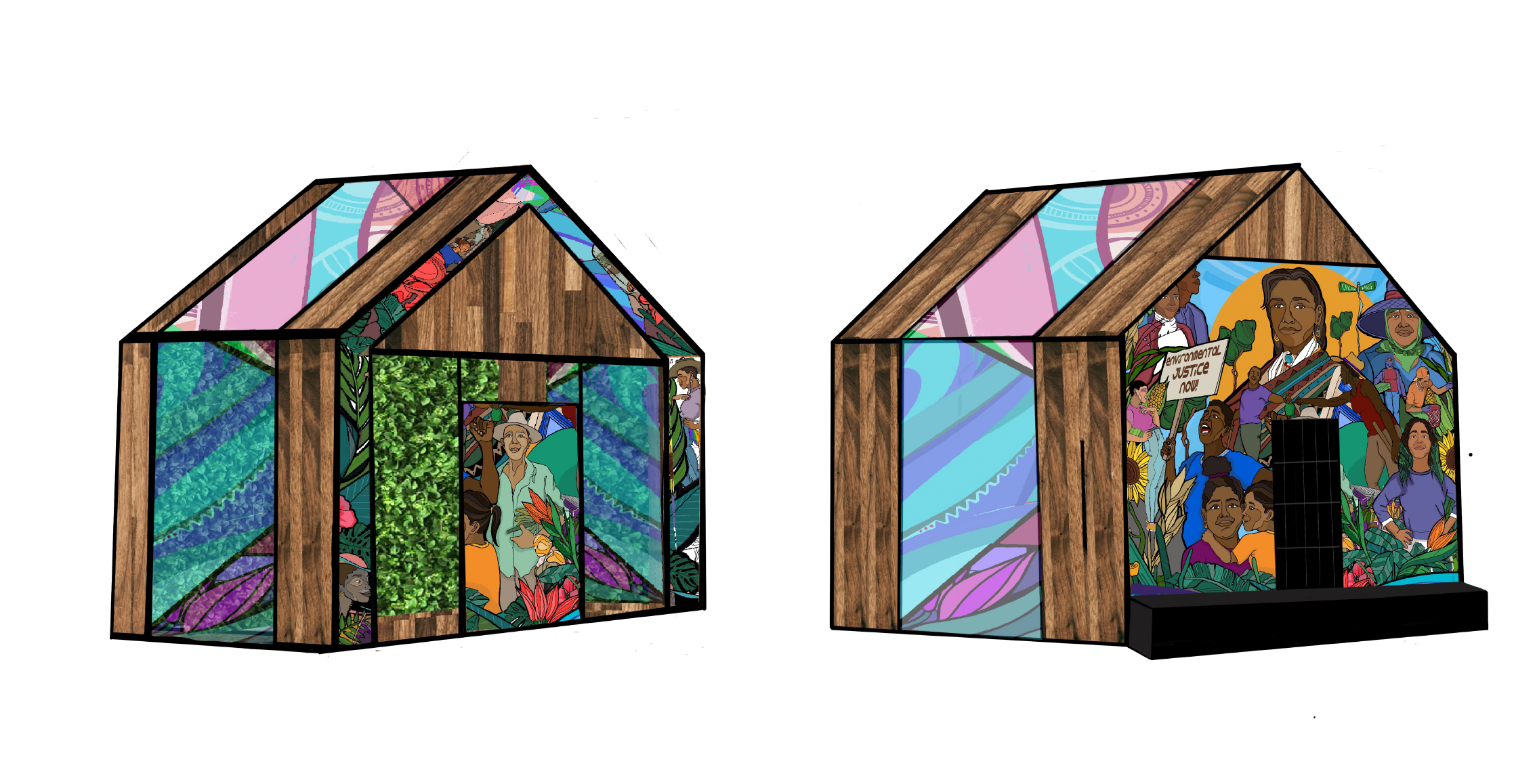 Healing House concept drawing